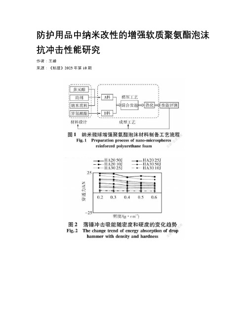 防护用品中纳米改性的增强软质聚氨酯泡沫抗冲击性能研究