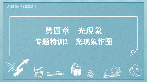 2024年人教版八年级上册物理第四章光现象专题特训2 光现象作图