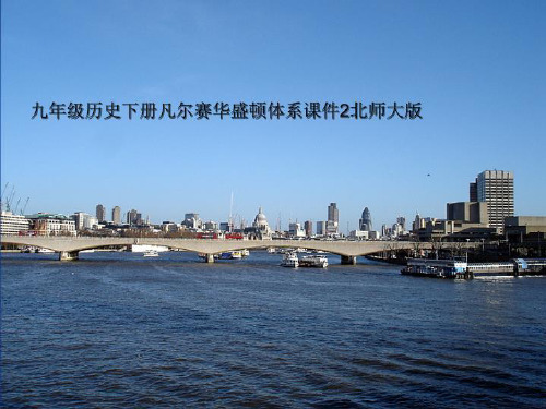 九年级历史下册凡尔赛华盛顿体系课件2北师大版