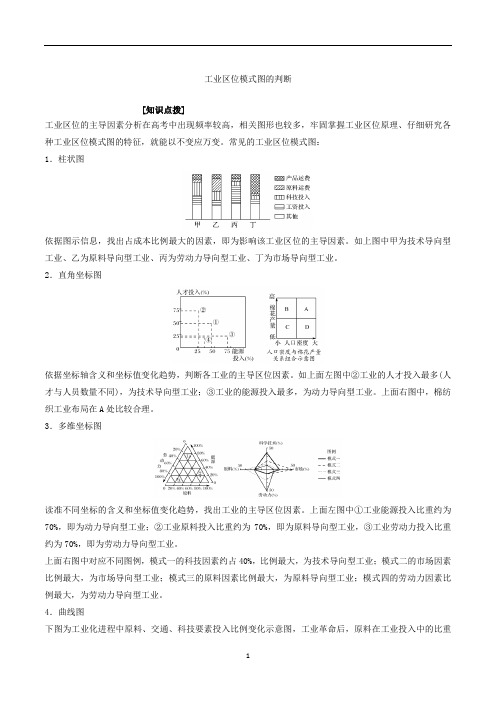 高考地理专题4.7 工业区位模式图的判断-解图释含义含解析