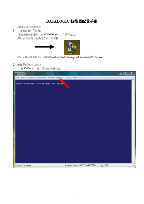 DATALOGIC 扫描器配置手册