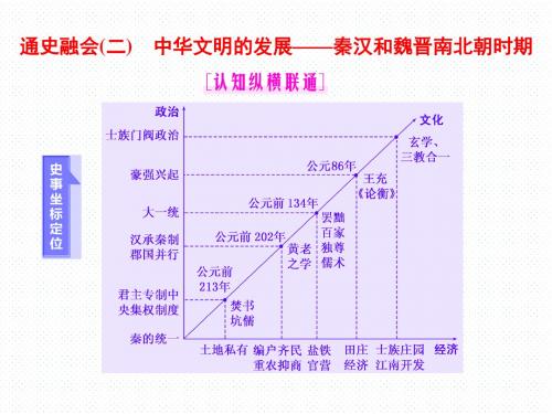 第一板块 中国古代史 (二) 中华文明的发展——秦汉和魏晋南北朝时期