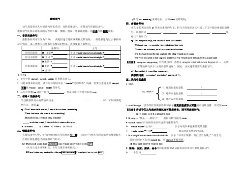 Unit4 语法学案虚拟语气