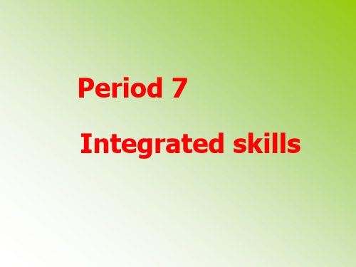 英语：Unit-1.7《Integrated-skills》课件(译林牛津版八年级下)