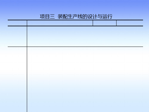 自动化生产线安装与调试项目三装配生产线的设计与运行PPT课件