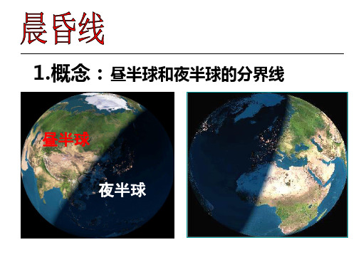 1.3晨昏线(一)解析