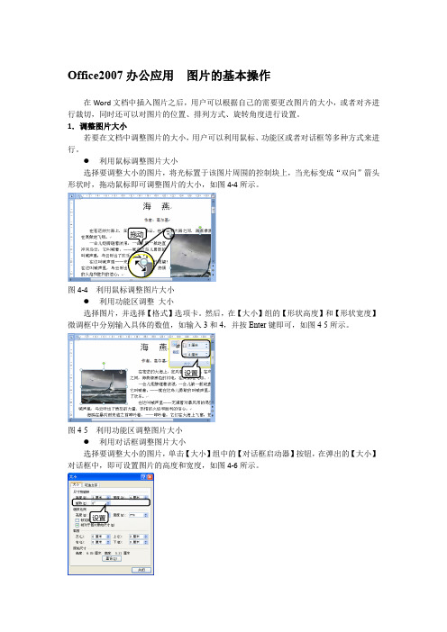 Office2007办公应用  图片的基本操作