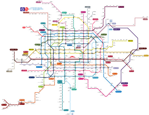 2020年北京地铁线路图