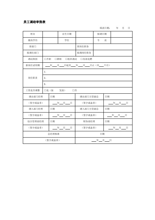 员工调动审批表.doc