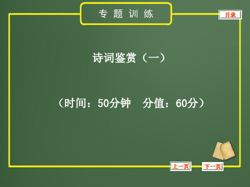 2013年中考语文复习课件13 诗词鉴赏