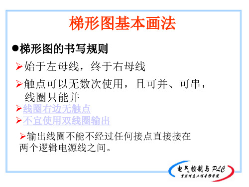 6.梯形图编程规则与技巧、转换、常用程序段