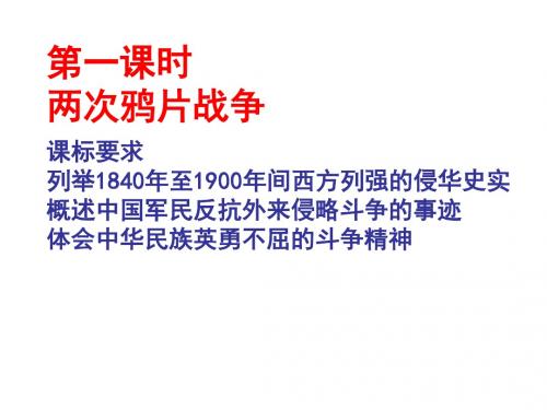 岳麓版历史必修一《第四单元 内忧外患与中华民族的奋起》课件(共93张PPT) (1)