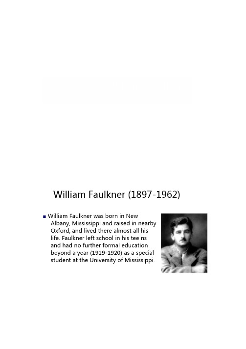 21.WilliamFaulkner福克纳解析