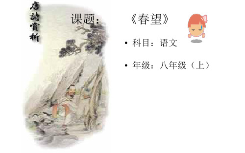 《春望》优课一等奖课件