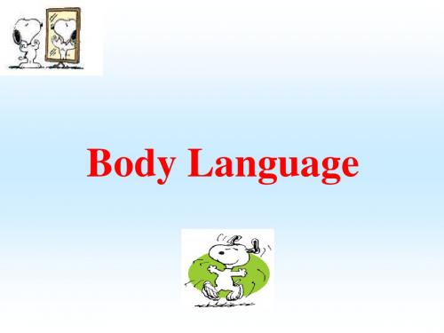 人教课标版英语必修4 Unit 4 Body languageWarming up and Reading ppt课件