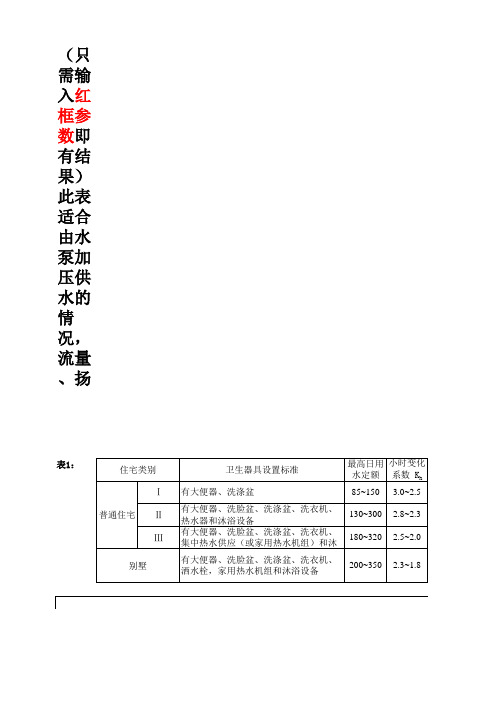 水泵流量扬程计算(简化版09-04)