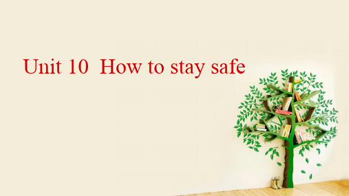 module 5 unit 10 how to stay safe 课件