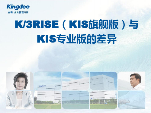 K3RISE(kis旗舰版)与KIS专业版差异