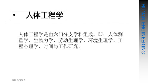 人体工程学课件;说课讲解