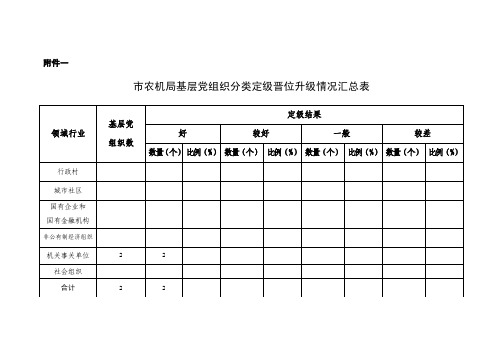 党员分类定级表格