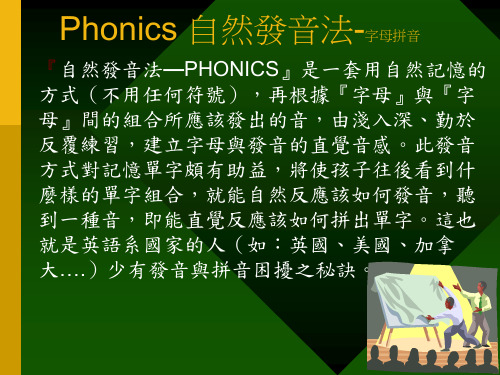 Phonics 自然发音法-字母拼音