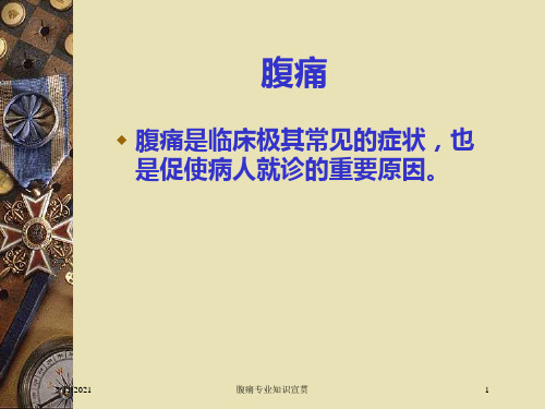 腹痛专业知识宣贯培训课件