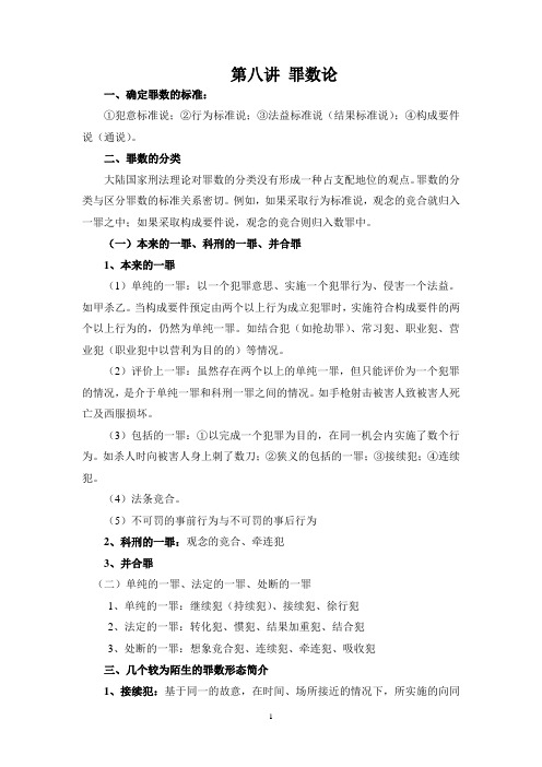 罪数论