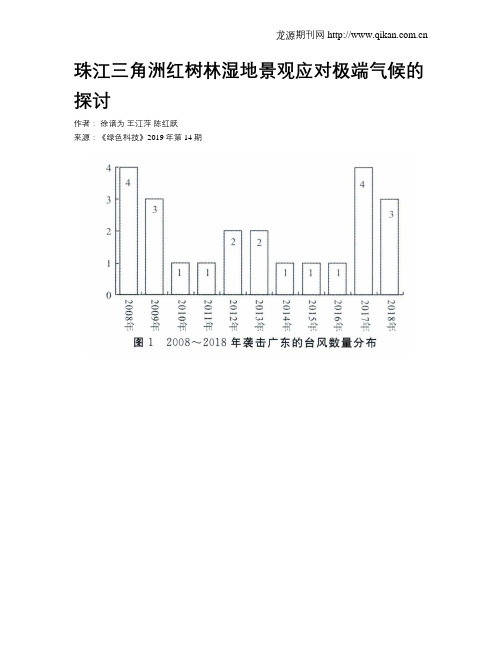 珠江三角洲红树林湿地景观应对极端气候的探讨