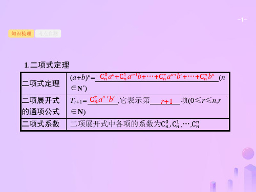 福建高考数学复习计数原理11.3二项式定理课件理新人教A版