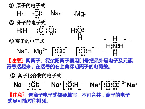 高一化学化学键