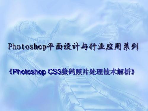 Photoshop CS3数码照片处理技术解析-电子教案==05