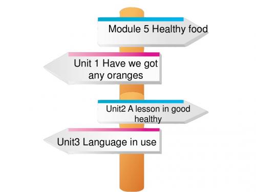 广东省顺德市大良顺峰中学-谢端(外研社教材)M5 Healthy food-U1,2,3