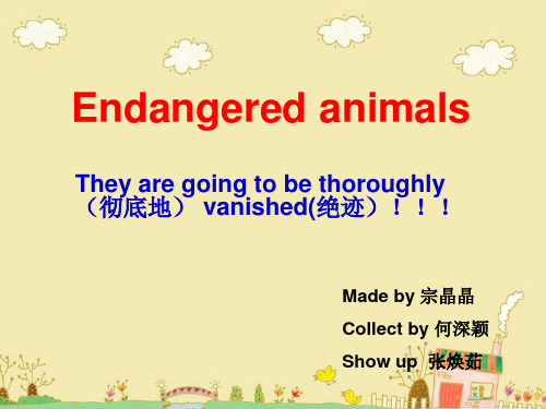 endangered animals