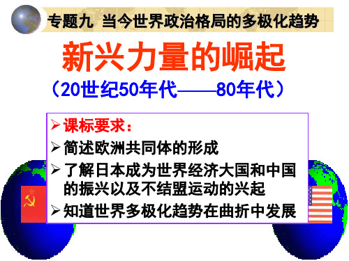 人民版教材《新兴力量的崛起》完美课件