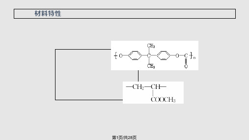 PC和PMMA材料特性PPT课件