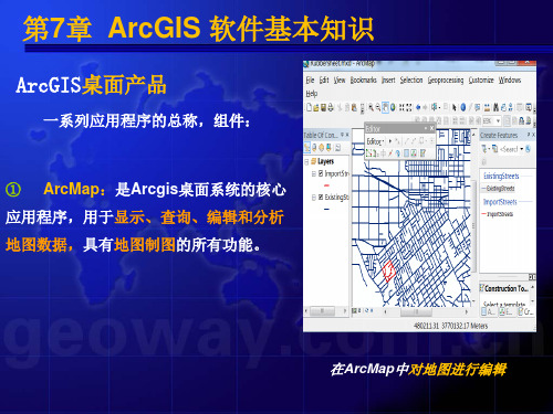 第7章ArcGIS软件基本知识