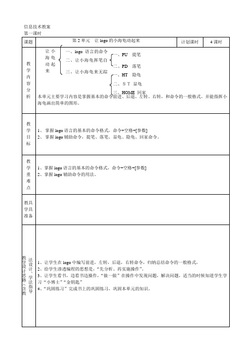 让小海龟来无踪、去无影