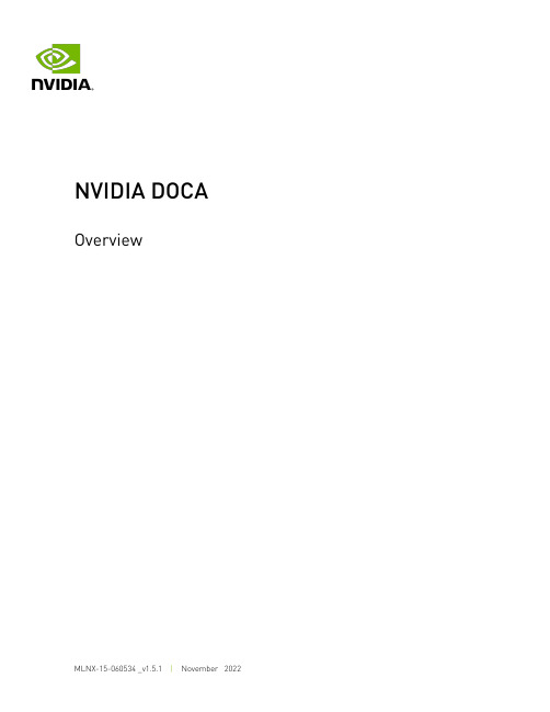 NVIDIA DOCA SDK 开发者指南.pdf_1701842647.0832493说明书