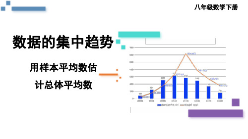 八年级数学下册教学课件《用样本平均数估计总体平均数》