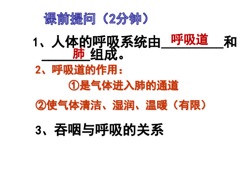 4.3.2发生在肺内的气体交换