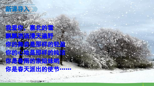 部编人教版九年级语文上册《沁园春雪》PPT