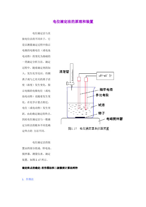 电位滴定法的原理和装置