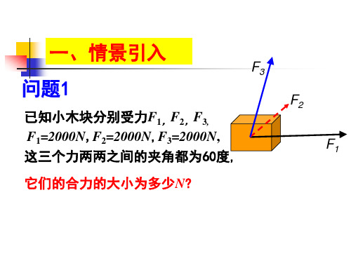 人教版高中数学选修3-1-1《空间向量及其加减运算》t课件