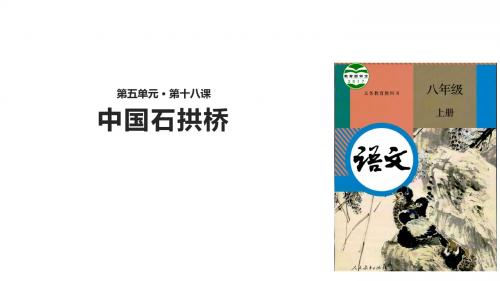 (新)部编人教版八年级语文上册第17课《中国石拱桥》精美课件