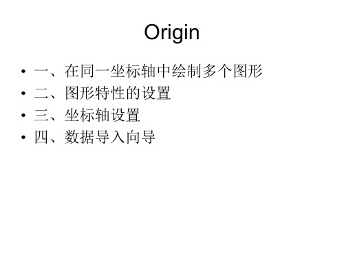 推荐：Origin图表操作