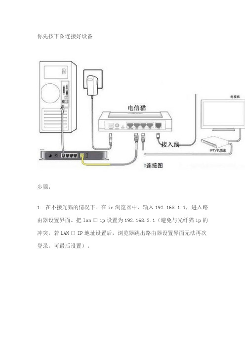 电信宽带与TPlink无线路由器连接设置图文教程