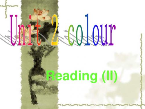 9A Unit 2 Colour reading2