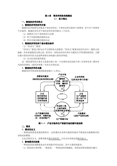 第2章__需求和供给曲线概述