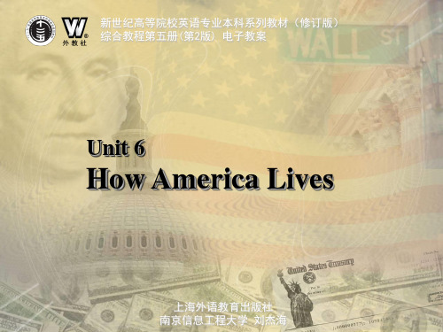 综合英语教程第五册 课后答案 课件Unit-06 How America Lives