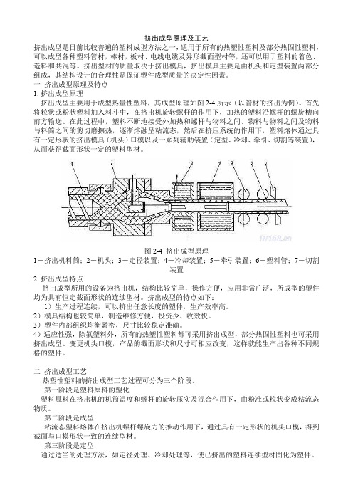 挤出成型原理及工艺